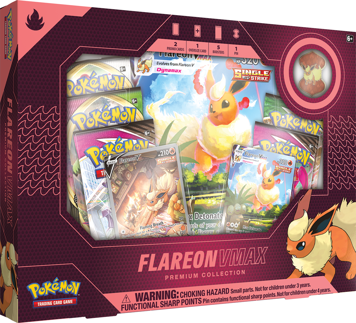 Pokemon TCG: Flareon VMAX Premium Collection