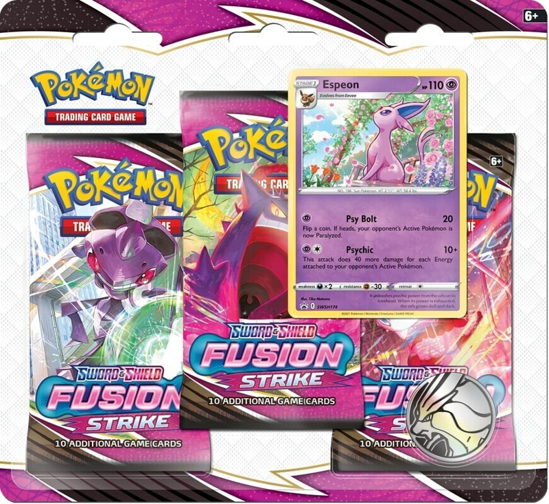 Pokemon TCG: Fusion strike - 3-Pack Blister - Espeon