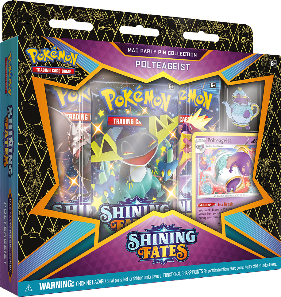Pokemon TCG: Shining Fates - Mad Party Pin Collections - Polteageist