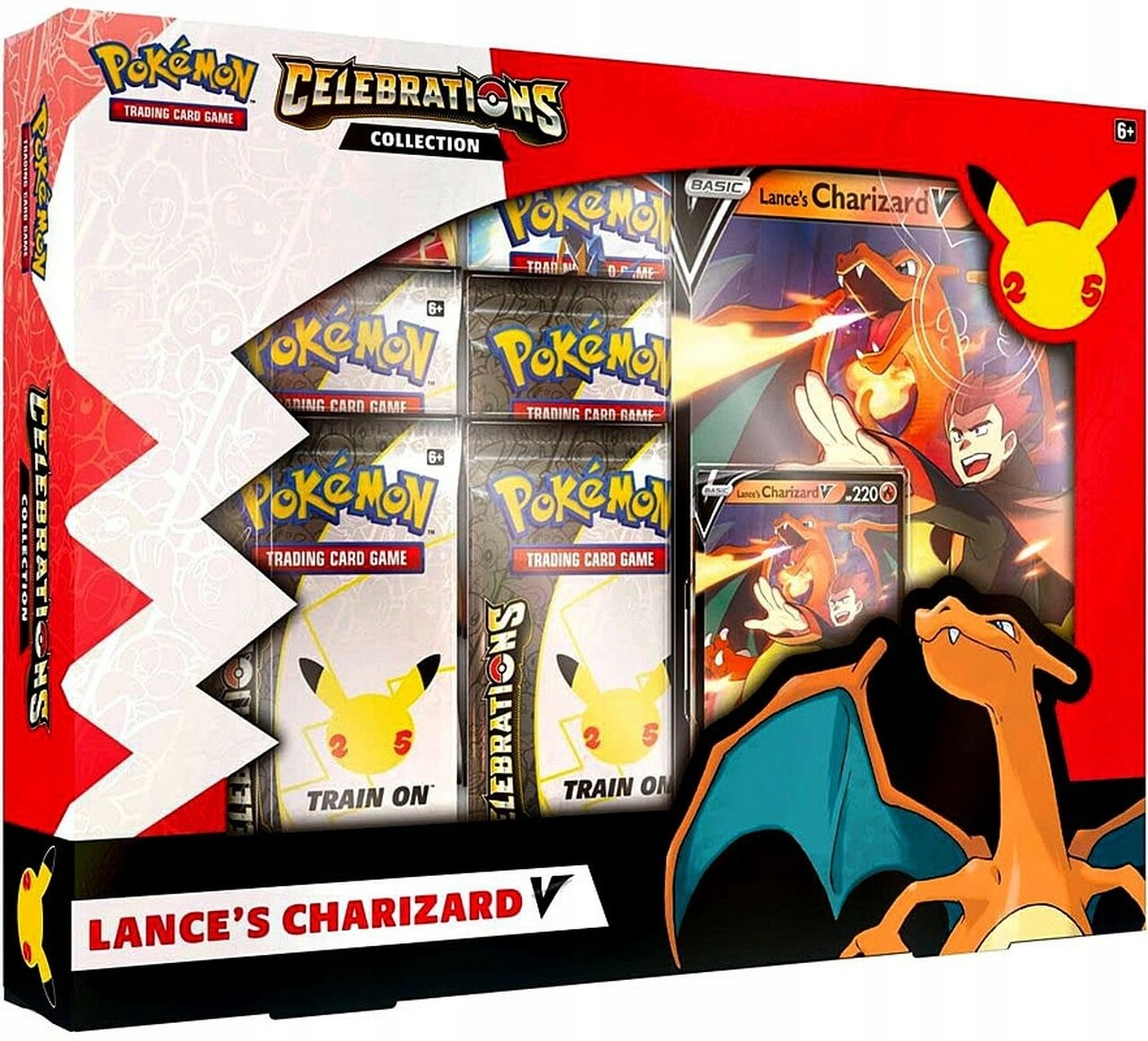 Pokemon TCG: Celebrations Lance's Charizard V box