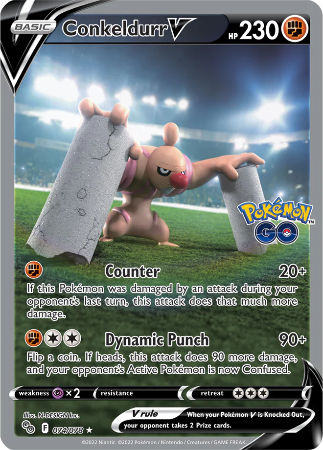 Pokémon GO - 074/078 - Conkeldurr V
