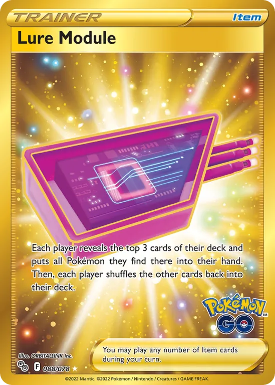 Pokémon GO - 088/078 - Lure Module (złota)